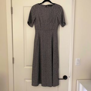 Zara Midi Tweed Dress